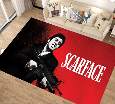 Scarface Rug, Scarface Gift, For Living Room Rug, Fan Rug, Area Rug - Image 1 of 4