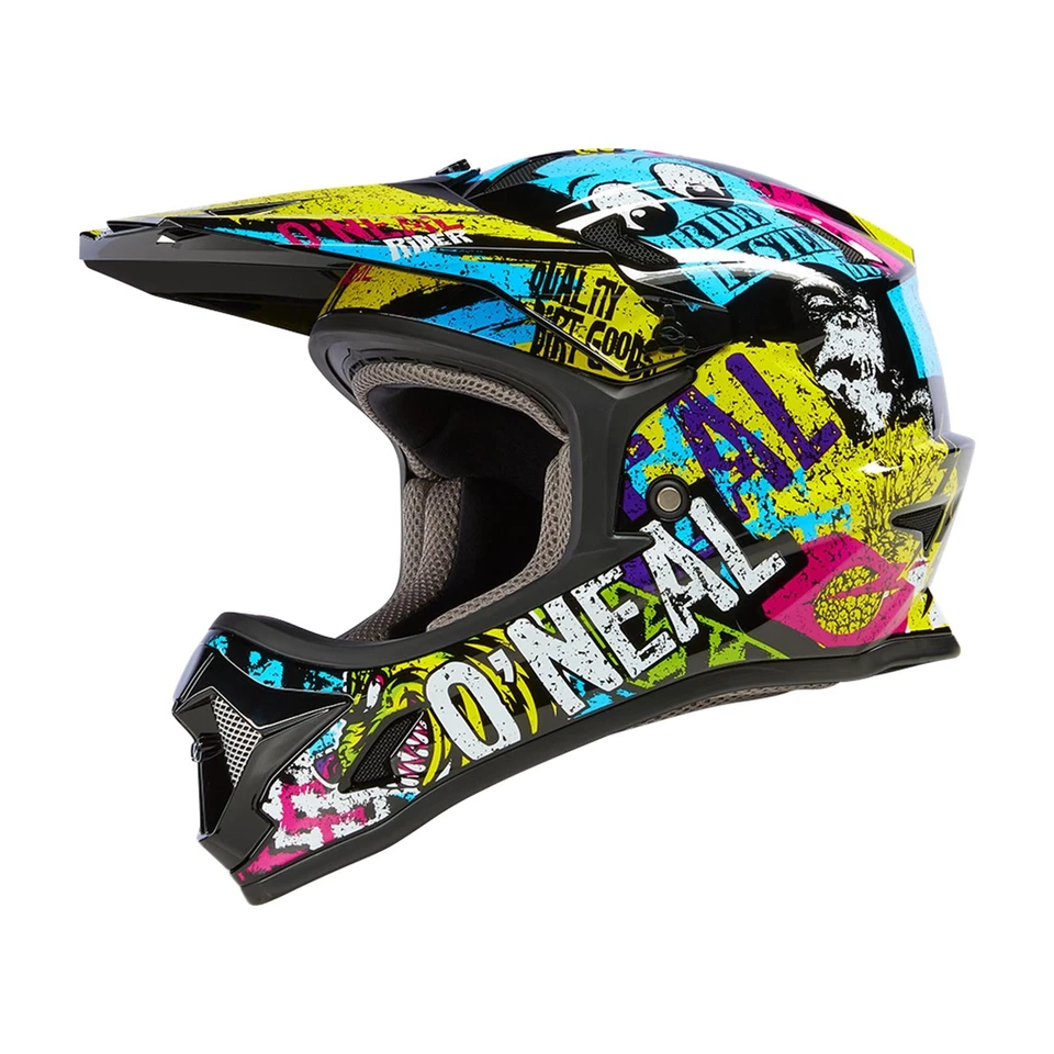 O'NEAL SONUS Youth Helmet RIOT Multi L (51/52cm) Fahrrad Helm Logo Bunt