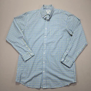 L.L.Bean Traditional Fit Plaid Button Down Long Sleeve Shirt Men's M-Tall - Picture 1 of 7