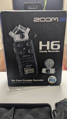 ZOOM H6 Handy Recorder Wechsel Mikrofonsystem Linear PCM Recorder NEU - Bild 1 von 4