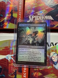 Magic the Gathering  Spiderman  Alien Symbiosis Holo , - 0050 - NM - Picture 1 of 2