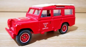 Solido Fire Engine Sapeurs Pompiers Land Rover 109 off road fire fighter - Picture 1 of 6