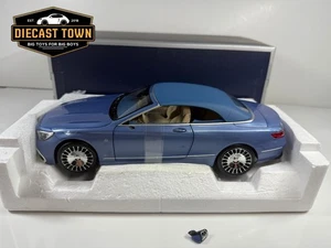 Issue 1:18 NOREV Mercedes-Benz Maybach S650 Cabriolet Blue Metallic 183471 - Picture 1 of 6