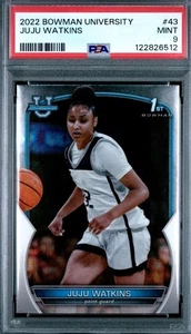 2022-23 Bowman University Chrome - JuJu Watkins #43 (RC) PSA 9 Mint - Picture 1 of 2