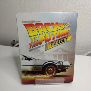 Back To The Future The Ultimate Trilogy Steelbook (Blu-Ray) MINT DISCS - Picture 1 of 5