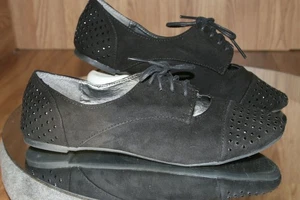 Rampage Lindy natürlicher Damen-Oxford 7M schwarz Glitzer leuchtende Sterne EDEL GEBRAUCHT, IN EINWANDFREIEM ZUSTAND - Bild 1 von 11