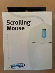Genica Scrolling Mouse PS/2 New in Box old stock- Vintage - Picture 1 of 7