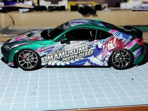 Aoshima Itasha Uma Musume Toyota 86 Maßstab 1 24 fertiges Modellauto Japan selten - Bild 1 von 8