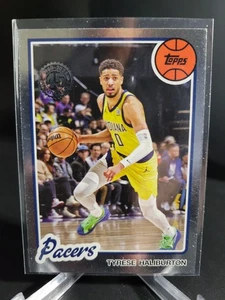 2025-26 Topps Basketball - Tyrese Halliburton 1980 Topps #80BK-84 Indiana Pacers - Foto 1 di 4