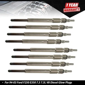 8pcs For Ford F250 E350 94-03 7.3L V8 Diesel Glow Plugs F4TZ-12A342-BA - Picture 1 of 5