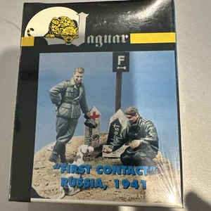 Jaguar Models 1/35 " FIRST CONTACT RUSSIA 1941" (2 Resin Figuren & Base) - 63055 - Bild 1 von 2