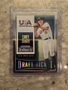 2015 Panini Contenders Draft Ticket 99/99 Corey Seager #2 eBay 1/1 - Picture 1 of 2