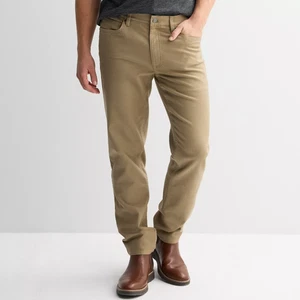 Kohls Sonoma Mens Everyday All-Day Straight 36 x 30 Khaki Msrp $35 Nwtgs - Picture 1 of 1