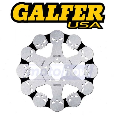 Galfer Brakes Front Standard Skull Brake Rotors for 1996-2003 Harley oa Foto 1 de 4