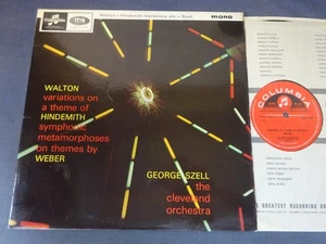 ED1 WALTON - HINDEMITH VARIATIONS etc LP, George Szell, COLUMBIA 33CX 1935 - Foto 1 di 4