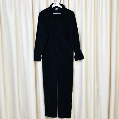 Baserange женщин котел костюм комбинезон черный вельвет длинным рукавом размер M - Изображение 1 из 4