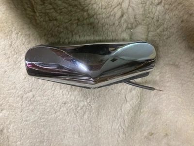 Vintage Hollywood Model 42 chrome license lite, light assembly w/ mounting pad - Image 1 of 4