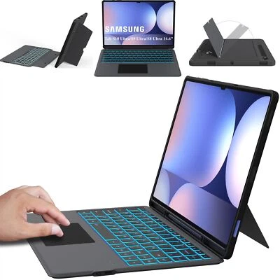 for Samsung Galaxy Tab S9 Ultra/S8 Ultra/S10 Ultra 14.6" Keyboard Case : 7 Co... - Image 1 of 4