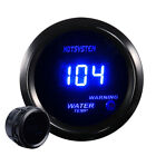 Black GEARZAAR 2 " 52mm Digital LED Fahrenheit Water Temp Temperature Gauge US