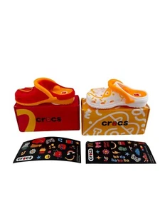 Mini Crocs Happy Meal Toys With Stickers Set Of 2 Limited Edition Collectibles b - Picture 1 of 8