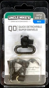 Uncle Mike's QD 1" Split Band Super Swivels for tube magazine .22 Rifles 10712 - Picture 1 of 3