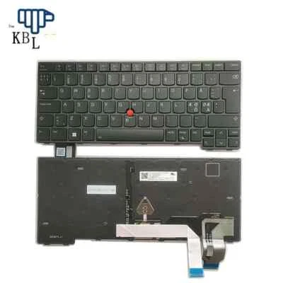Original New Backlit Nodic Layout For Lenovo Thinkpad T14 Gen3 Laptop Keyboard - Image 1 of 4