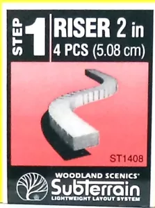 Woodland Scenics ST1408 Sub Terrain System 2" inch Foam Risers - Picture 1 of 6