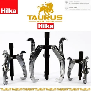 3Pc HILKA 3 Jaw Gear Pullers 3" 4" 6" Set Forged Alloy Steel Fully Chrome Plated - Picture 1 of 3