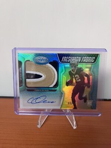 2022 Panini Certified Chris Olave Teal Freshman Fabric /35 RPA