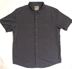 5.11 Tactical Shirt Mens Medium Gray Button Up Short Sleeve Performance - Picture 1 of 4