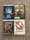 5 Dvds: E.T, The Spiderwick Chronicles, The Goonies & Ghostbusters 1 & 2
