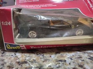 Revell Ferrari Spyder 1:24 Scale Diecast Black 1990 New Bad Box - Picture 1 of 11