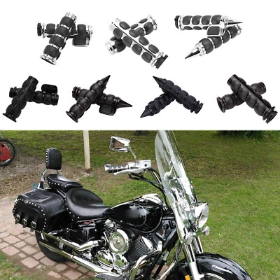 Empuñaduras de manillar de motocicleta de 1"" 25 mm para Yamaha V Star XVS 1300 1100 950 650 Foto 1 de 3