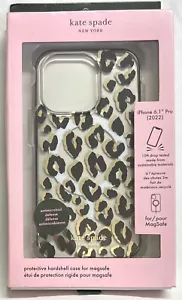 Kate Spade Custodia Protettiva Hardshell Magsafe per iPhone 14 Pro - Leopard - Foto 1 di 3