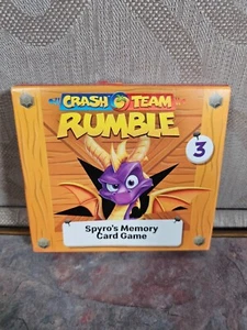 MCDONALDS HAPPY FOOD TOY #3 CRASH TEAM RUMBLE SPYRO'S JUEGO DE TARJETAS DE MEMORIA 2023 NUEVO - Imagen 1 de 5