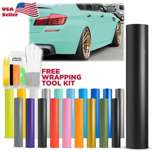 Premium Matte Colors Vinyl Car Auto Wrap Sticker Decal Bubble Free Air Release - Picture 1 of 155