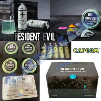 Resident Evil First Aid Drink Collector's  Box by Sakami Nur 5150 Weltweit! NEU - Image 1 of 4