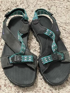 Vintage Nike ACG Sport Sandals Womens Size 7 EUC Teal - Picture 1 of 2