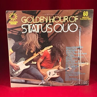 Golden Hour Of Status Quo  Vinyl LP Pictures Of Matchstick Men Ice In The Sun - Image 1 of 3