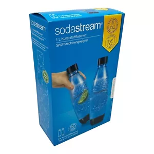 SodaStream DuoPack Fuse Botella KST Botellas de repuesto Chorro de agua Negro 2 x 1L - Imagen 1 de 5