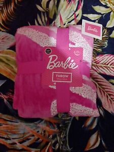 Barbie The Movie Throw 120CM X 150CM Sequin Brand New
