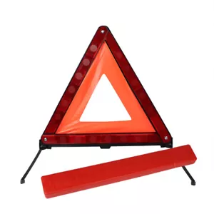 Reflective Road Safety Breakdown Emergency Folding Triangle Warning Sign UK - Picture 1 of 7
