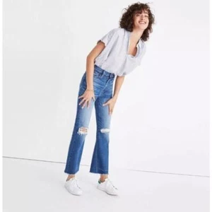 Madewell Retro Crop Bootcut Distressed Jeans Größe 25 Tall - Bild 1 von 12