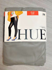 NWT Hue Leatherette Leggings Size 2X Gray U17979Q