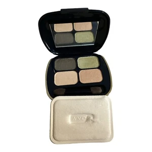 Vintage Avon Eyeshadow Quad Brown Haze, Lime, Bisque & Barely Beige New #213(W) - Picture 1 of 3