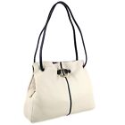 Ladies Soft Leather Shoulder Handbag by GiGi Othello Collection Classic Styli