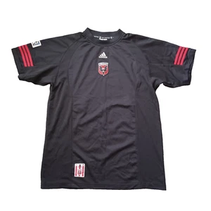 Vintage Adidas DC United MLS Soccer Jersey Mens Large Black Logo Short Sleeve - Picture 1 of 16