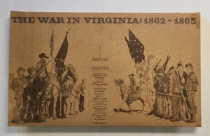 Caja de colección en mal estado. Powder Mill Games The war in Virginia perforado RARO - Imagen 1 de 2
