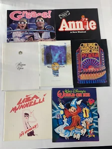 Lot of 7 Vintage Broadway Musical Souvenir Programs w/ Inserts & Tickets - Picture 1 of 10