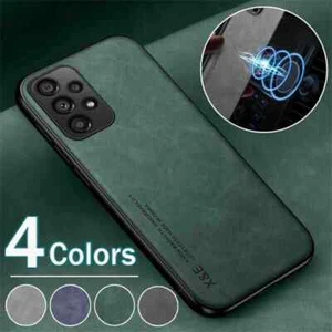 Magnetic Leather Cover For Samsung Galaxy A73 A53 A33 A13 A12 A22 A52s 5G Case - Imagen 1 de 5